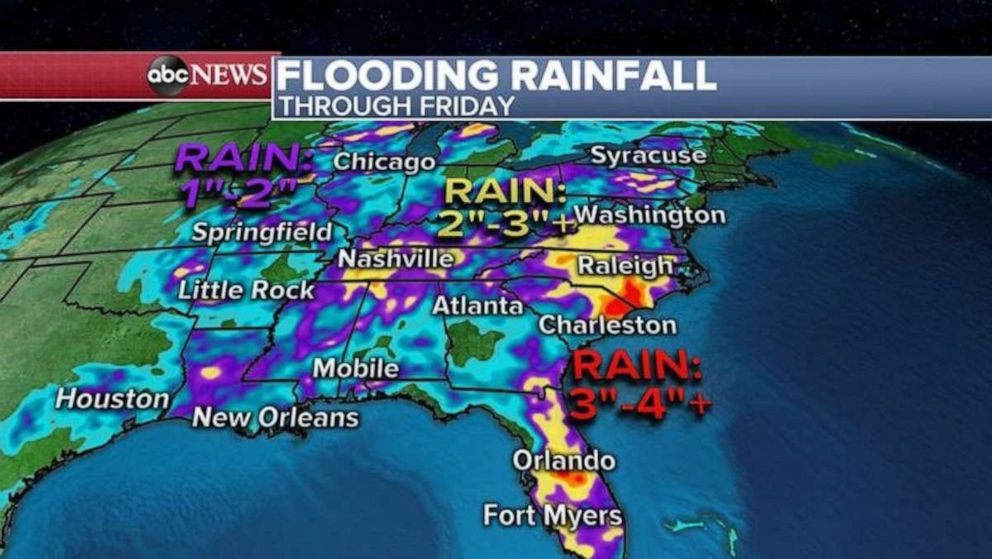 Rain and snow moving from Midwest into the Northeast - Good Morning America
