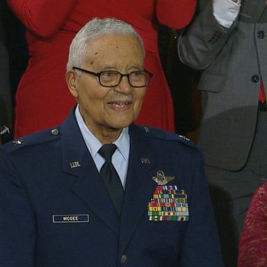 VIDEO: Tuskegee Airman attends State of the Union