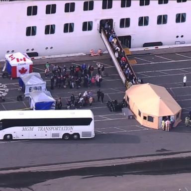 VIDEO: At least 21 people on board the Grand Princess test positive for COVID-19