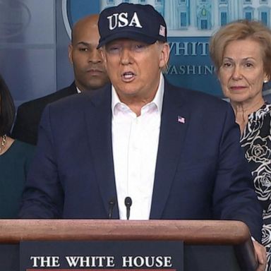 VIDEO: Trump gives update on coronavirus and European travel ban