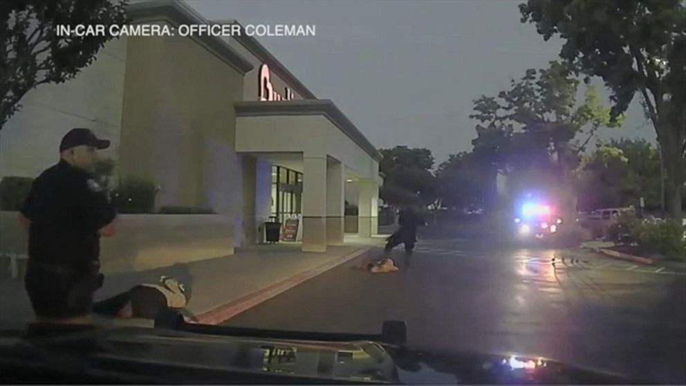 Police Officer Fired After Allegedly Kicking Robbery Suspect In Head On Video Abc News