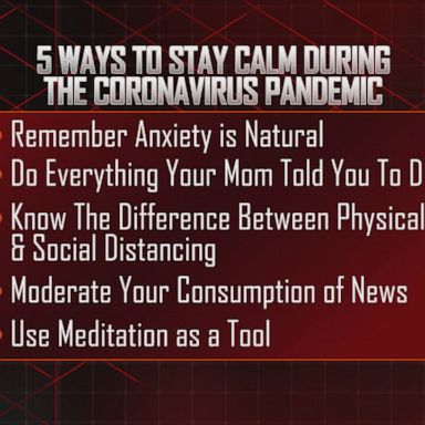 VIDEO: Tools to help you stay calm