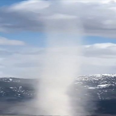 Dust Devil Swirls in Reno