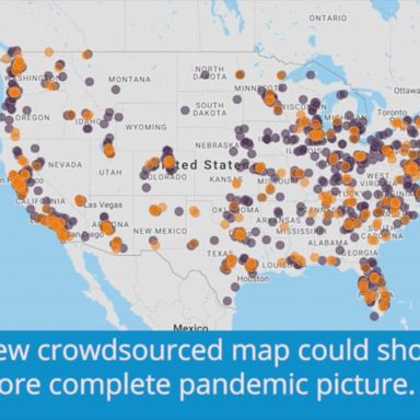 Covid Near You asks individuals to self-report any COVID-19 symptoms or tests results and then maps the information every two weeks.