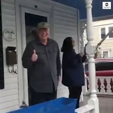 First Responders in Quincy, Massachusetts, helped a man celebrate his 70th birthday with a special parade. 