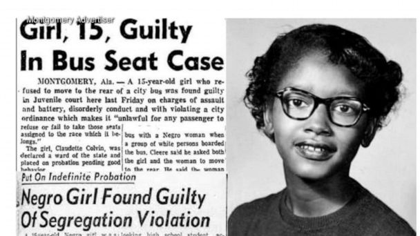 Video Civil Rights Pioneer Claudette Colvin Honored For Bus Protest Abc News