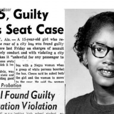 VIDEO: Civil rights pioneer Claudette Colvin honored for bus protest