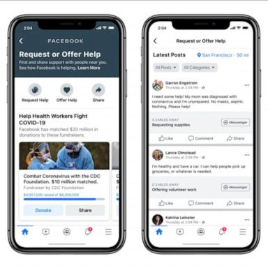 VIDEO: How Facebook is helping connect those in need during this pandemic