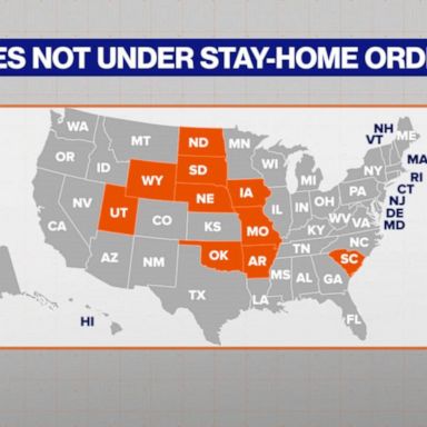 VIDEO:Governors criticized for not ordering 'stay-at-home' mandate