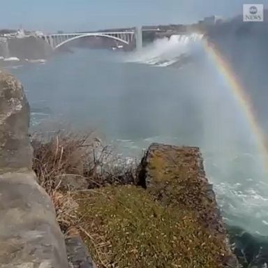 Ontario, Canada, resident Brenda Bowes said that she appreciates the falls even more than usual during the coronavirus pandemic. 