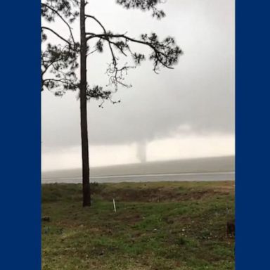 VIDEO: Waterspout swirls in Gulf of Mexico