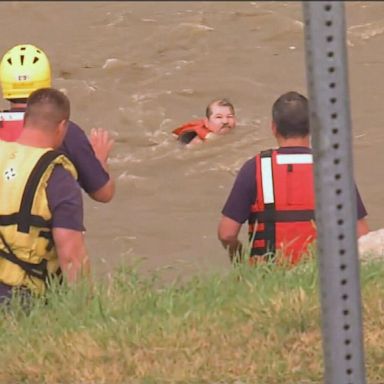 VIDEO: Severe flooding, rain moves east as historic heat wave hits Southwest