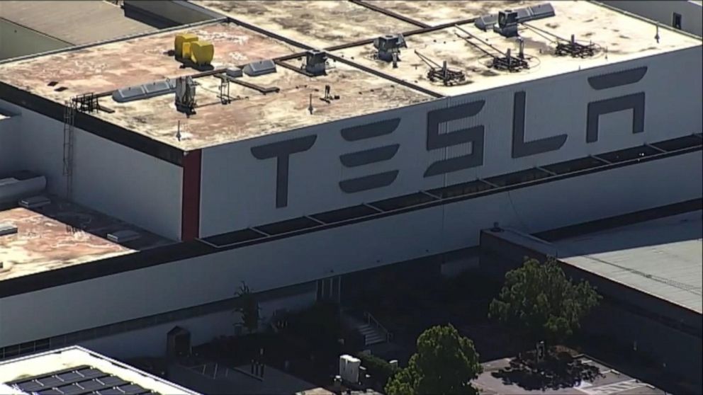 Video Tesla's California plant gets approval to reopen - ABC News