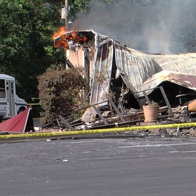 PHOTO: Investigators think a fire at a church was set intentionally after churches were named essential in Mississippi.