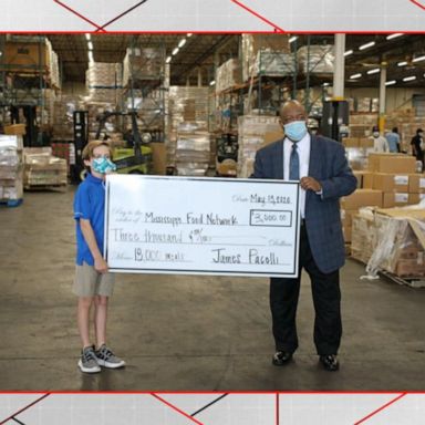 VIDEO: How a 10-year-old raised $3,000 to help families in need