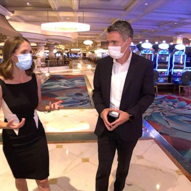 VIDEO: Las Vegas prepares to reopen with safety precautions