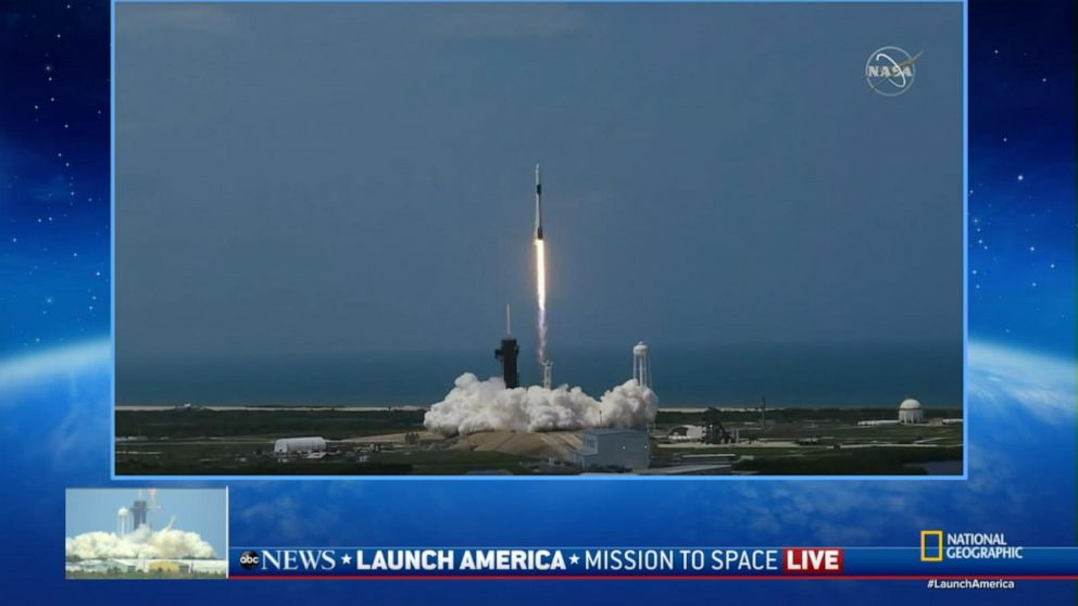 Dragon Soars In Successful Nasa Spacex Launch Abc News