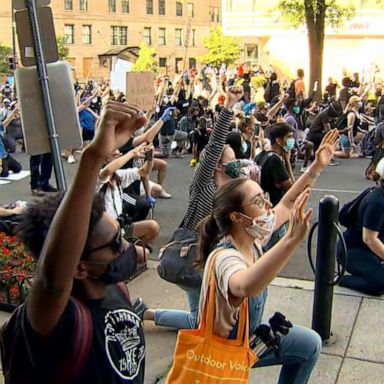 VIDEO: Inside the protest: What peaceful George Floyd protesters are feeling now