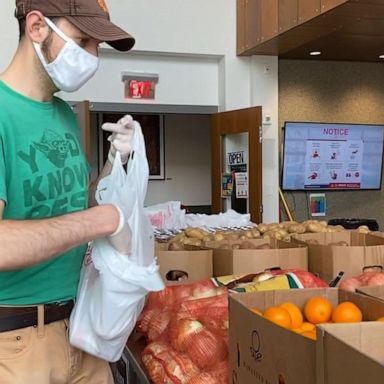 VIDEO: Couple works to clean up destruction in Atlanta