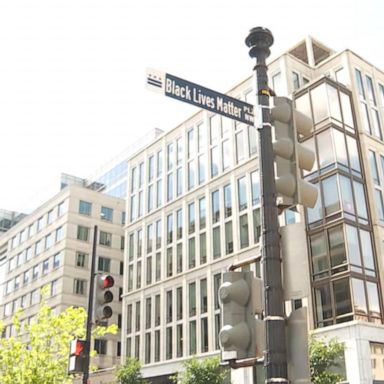 VIDEO: Mayor brings Black Lives Matter to DC street