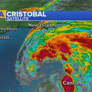 A tropical storm warning is in effect for parts of southern Louisiana, Mississippi, Alabama and Florida. 