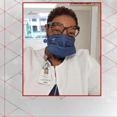 VIDEO: Hero nurse creates homemade mask for front-line workers