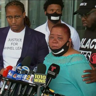 The family of Jahmel Leach, a 16-year-old boy allegedly tased and assaulted by the NYPD during George Floyd protests, held a press conference at the Bronx District Attorney’s Office on Thursday.