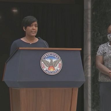 Mayor Keisha Lance Bottoms announced Atlanta Police Chief Erika Shield’s resignation during a news conference on Saturday.