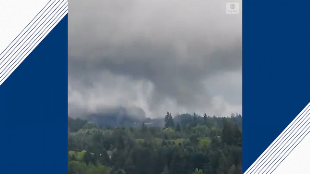 Video Possible tornado causes damage in Oregon ABC News