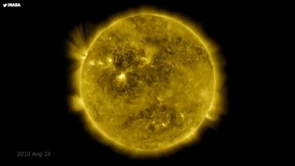 NASA shares 10-year time-lapse video of sun