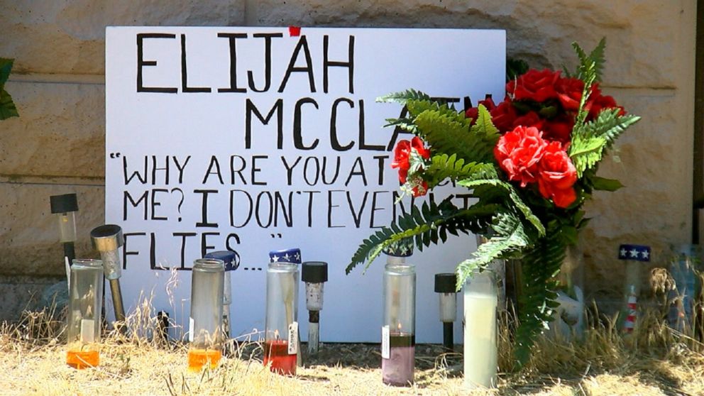 Video Officers Photographed Near Elijah Mcclain Memorial Under