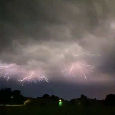 The weather reports said storms impacted portions of Oklahoma and Arkansas.