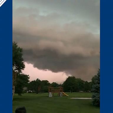 The storm moved over the city of North Platte.