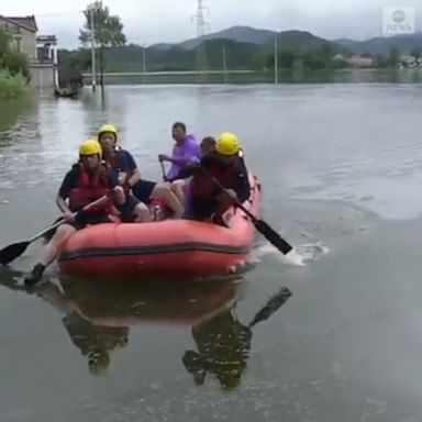 ore than 34 million people have been affected by the flooding, with at least 140 people dead or missing, according to the South China Morning Post.