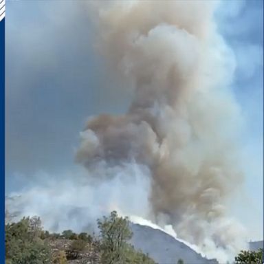 The fire broke out in Fresno County on July 13 and was burning for the sixth straight day. 