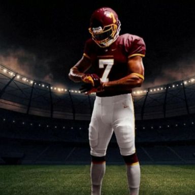 VIDEO: ABC News Live Update: The newly named Washington Football team shows off new jerseys