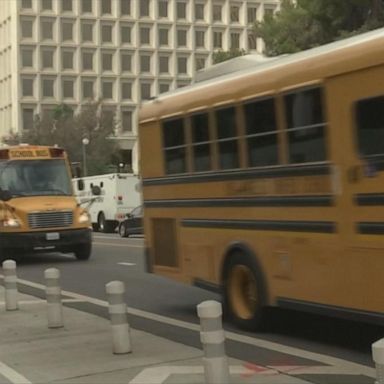 School bus drivers stage protest