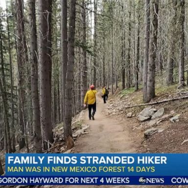 PHOTO: The hiker said he was stranded in a forest in New Mexico for 14 days.