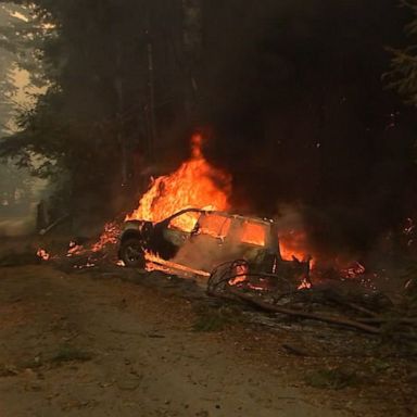 Global warming worsens fire conditions, but wind and temperature changes are also big factors in the spread of wildfire.