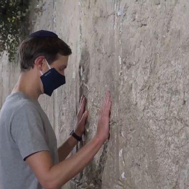 The White House senior adviser visited the Western Wall after a meeting with Israeli Prime Minister Benjamin Netanyahu.