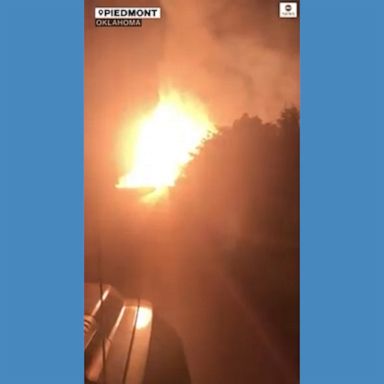 A natural gas pipeline explosion in Oklahoma City triggered a massive fire and forced the evacuation of nearby residents. 