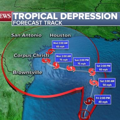 VIDEO: Thousands without power in the Gulf as a new storm threat makes it way towards land