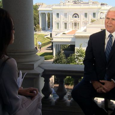 The vice president spoke to ABC News’ Linsey Davis about a contender for President Donald Trump’s Supreme Court nomination.