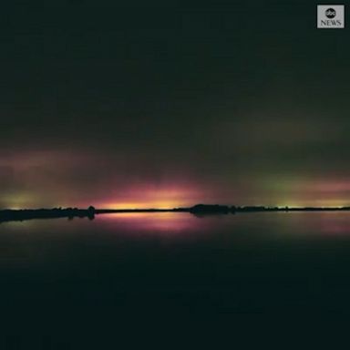 A resident of Graceville captured the colorful light show of the Aurora Borealis.