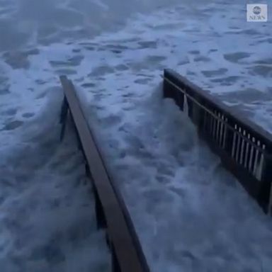 South Padre Island braced for storm surge and flash flooding as Hurricane Delta approached.