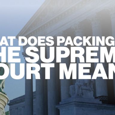 The idea of adding more justices to the Supreme Court or "packing" the court resurfaced after Justice Ruth Bader Ginsburg died in September.