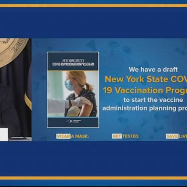 Gov. Andrew Cuomo said the state’s COVID-19 vaccine plan prioritizes high-risk populations and essential health care workers.