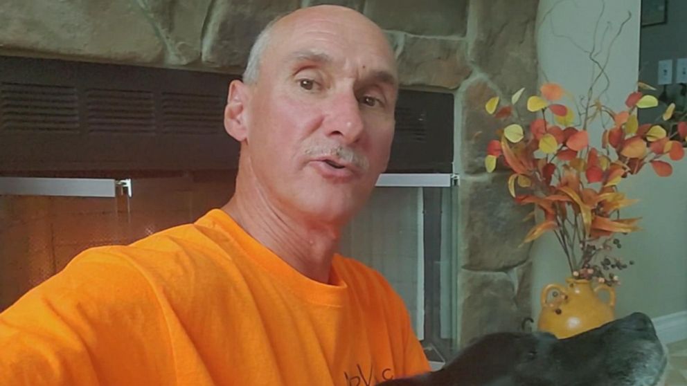 PHOTO: Cancer survivor Dan Egeler, 59, is running four marathons in 24 hours to raise money for rescued dogs in Dexter, Michigan.