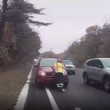 VIDEO: Driver hits worker with SUV