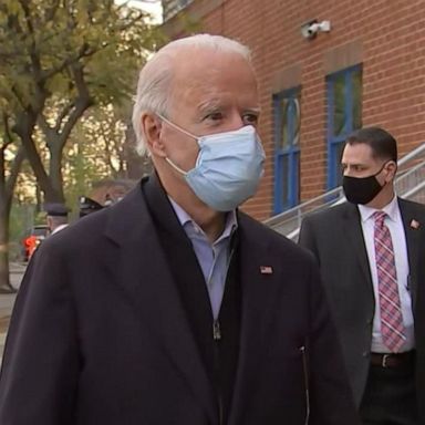 VIDEO: Biden campaigns in Wilmington, Delaware